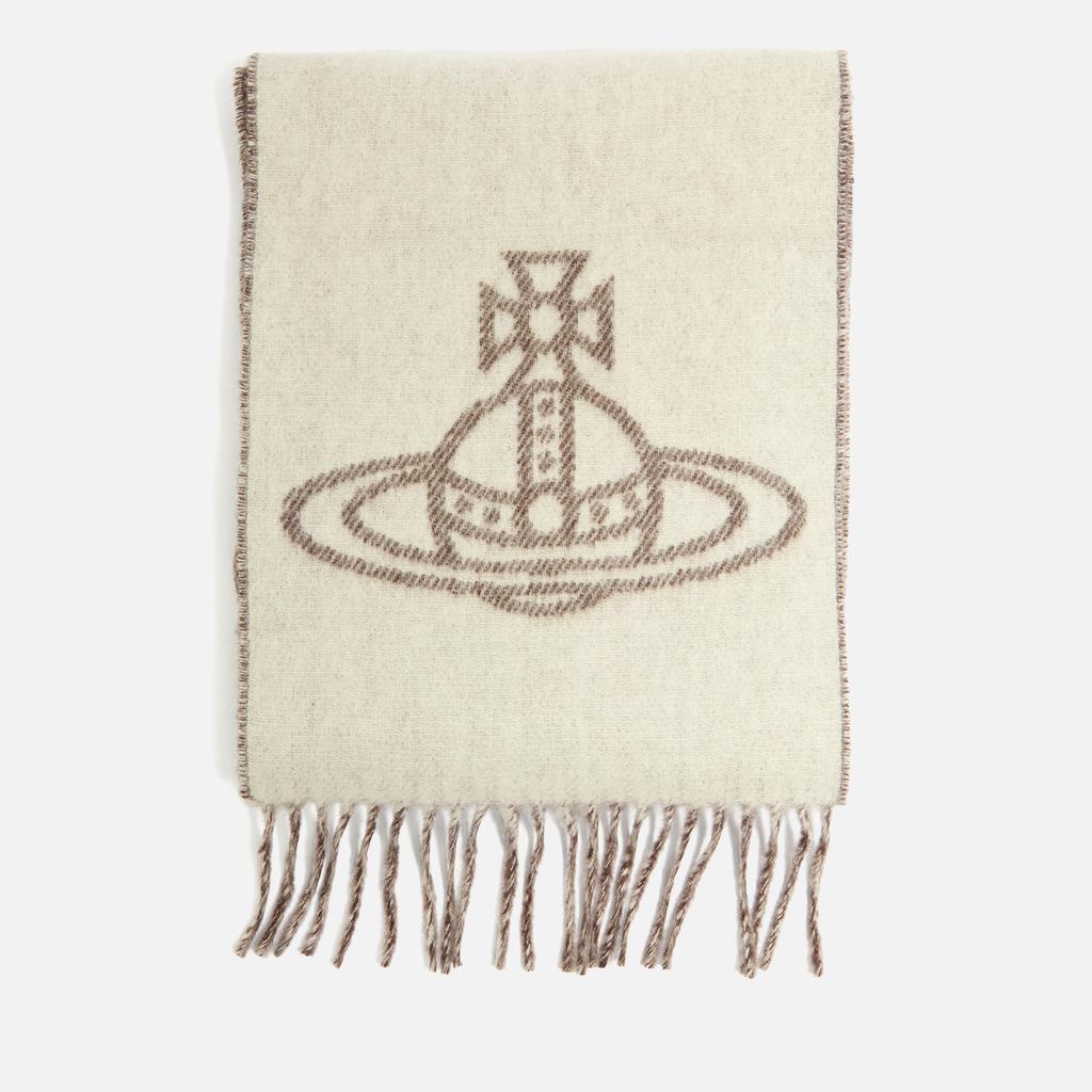 Vivienne Westwood Double Face Orb Wool Scarf