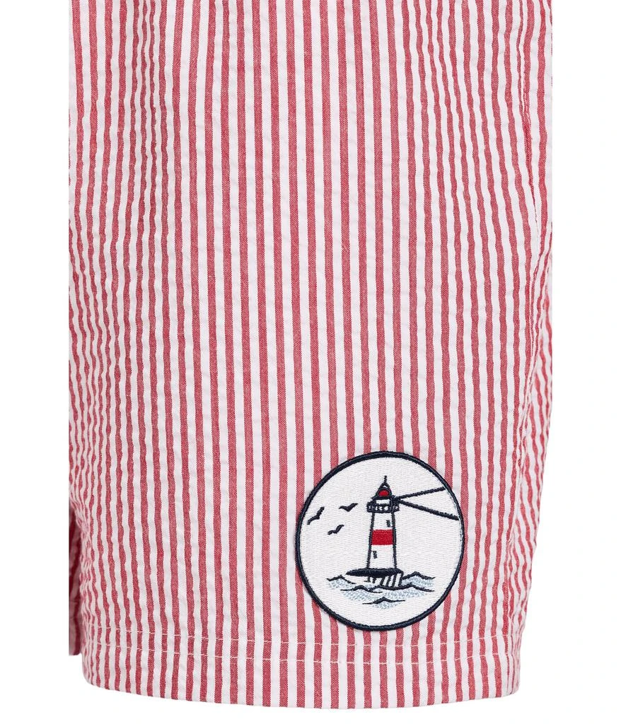 Janie and Jack Seersucker Patch Swim Trunk (Toddler/Little Kid/Big Kid) 3