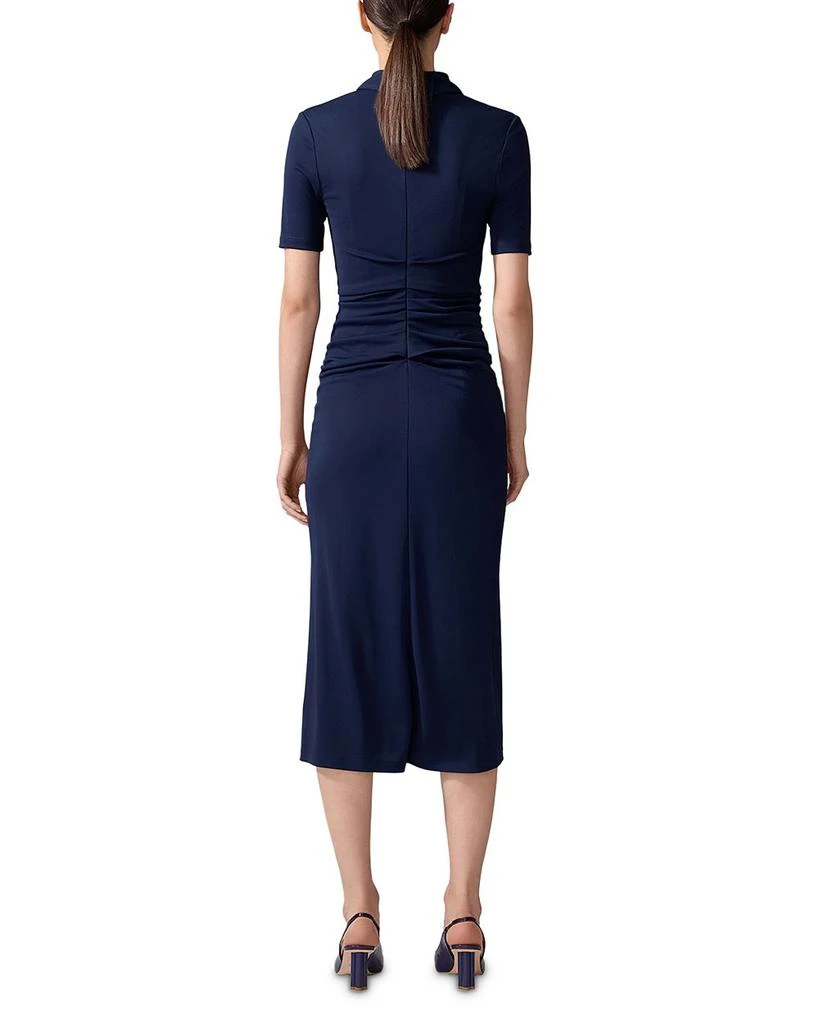 ruched polo dress Carolina Herrera Women's Ruched Polo Dress - Blue - Size XS