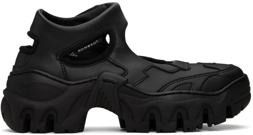 【関税込み】Rombaut ブラック Boccaccio II Ibiza スニーカー Rombaut Black Boccaccio II Ibiza Sneakers - Casual Shoes