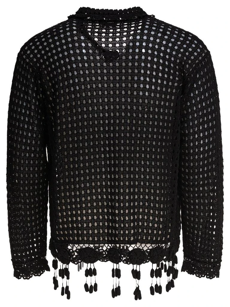 BODE Bode Crochet Button-Down Shirt 2