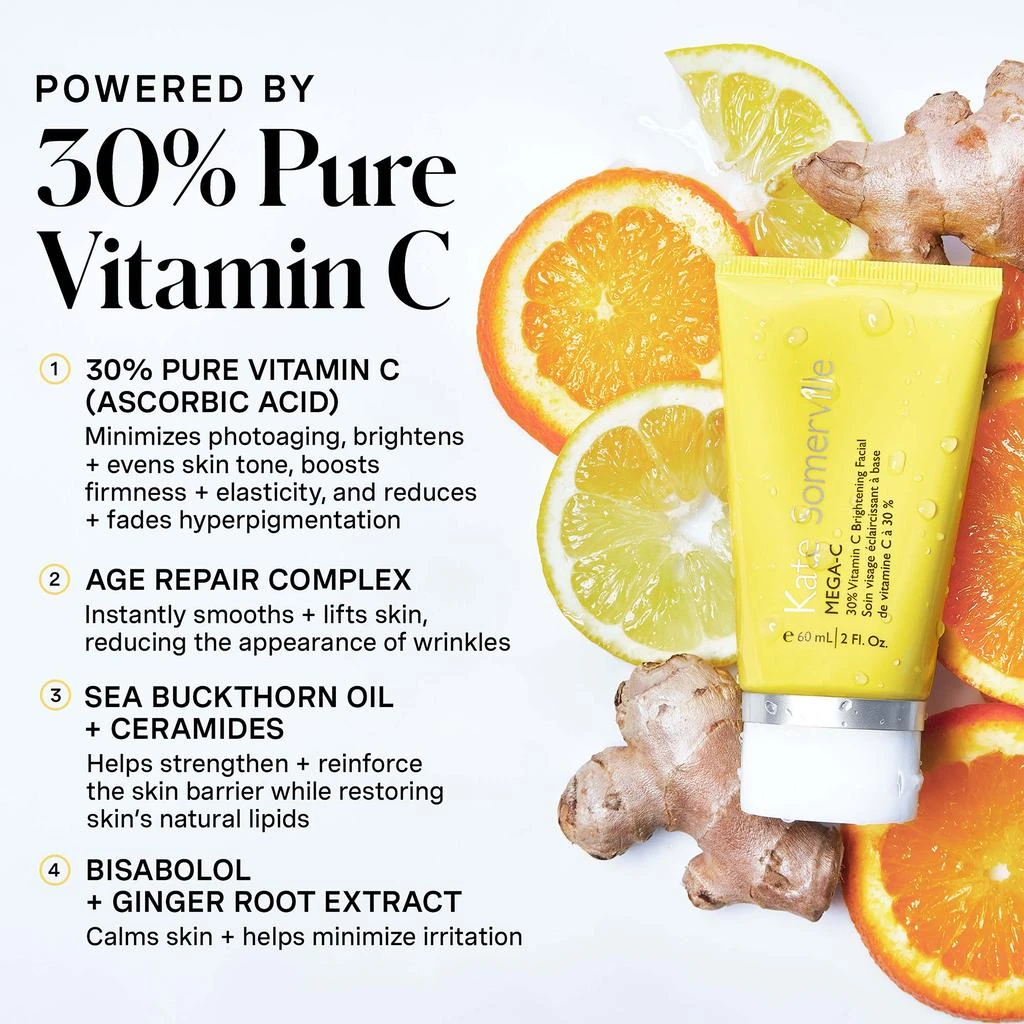 Kate Somerville Kate Somerville Mega-C 30% Vitamin C Brightening Facial 60ml 2