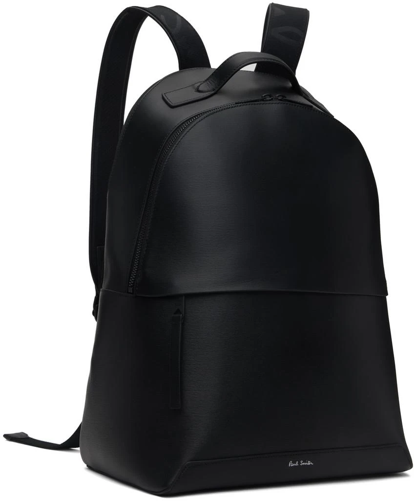 Giglio Paul Smith Bags Mens Black Embossed Leather Backpack