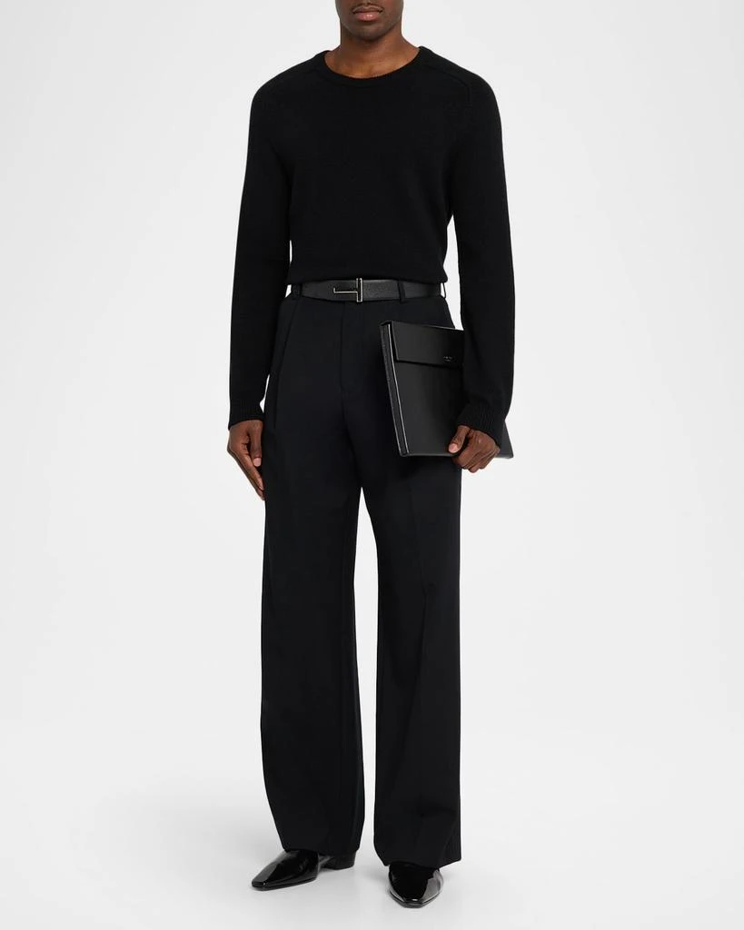 Tom Ford Men's Full-Grain Leather Portfolio Pouch 6