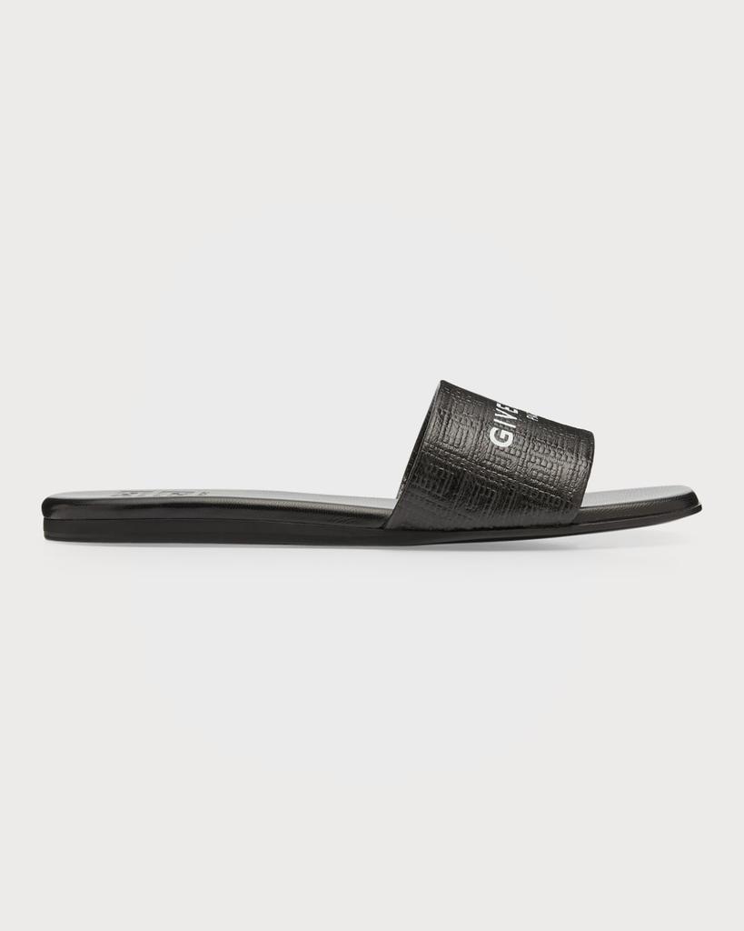 Givenchy 4G Monogram Flat Slide Sandals