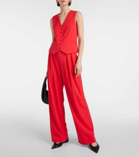 Staud Luisa pleated wide-leg pants 2