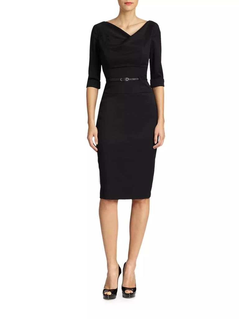 Black Halo Jackie O Three-Quarter Sleeve Dress 3