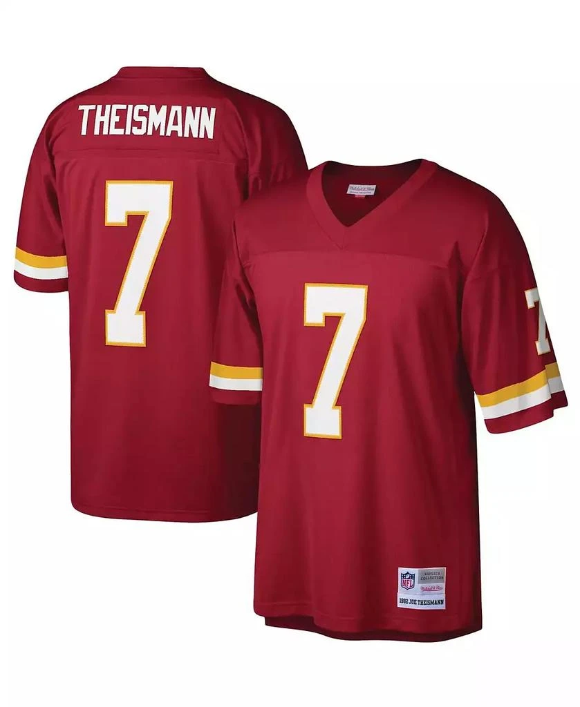 Mitchell & Ness Men's Joe Theismann Burgundy Washington Football Team Legacy Replica Jersey 2