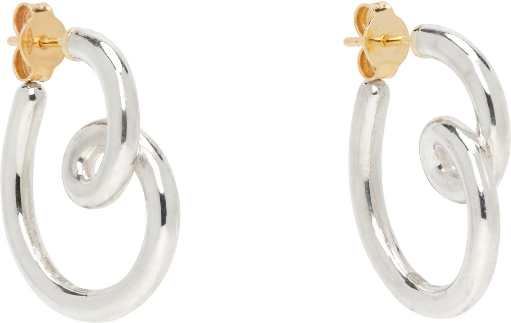 Bea Bongiasca Silver BB Earrings