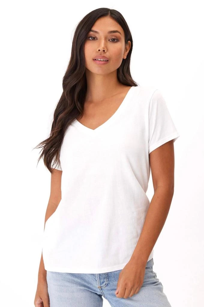 Threads for Thought Threads 4 Thought - Pattie Classic Jersey V Neck Organic Cotton Tee 3