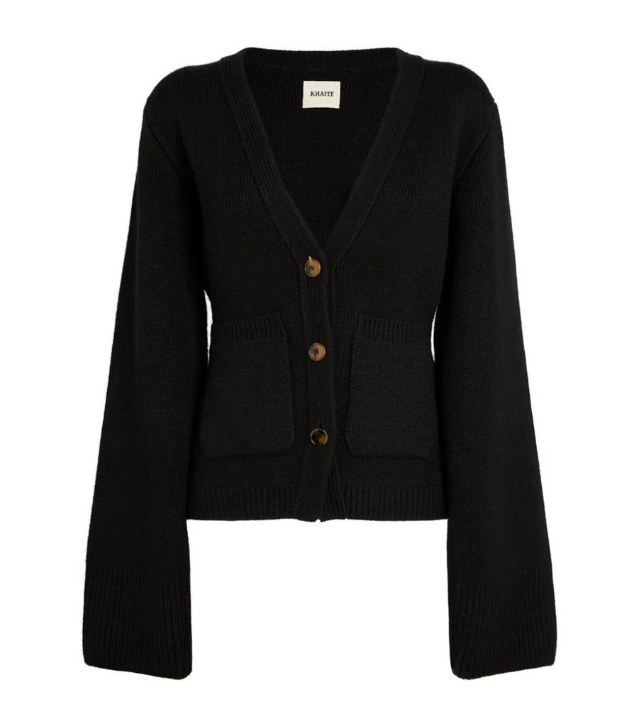 Khaite Cashmere Scarlet Cardigan 1