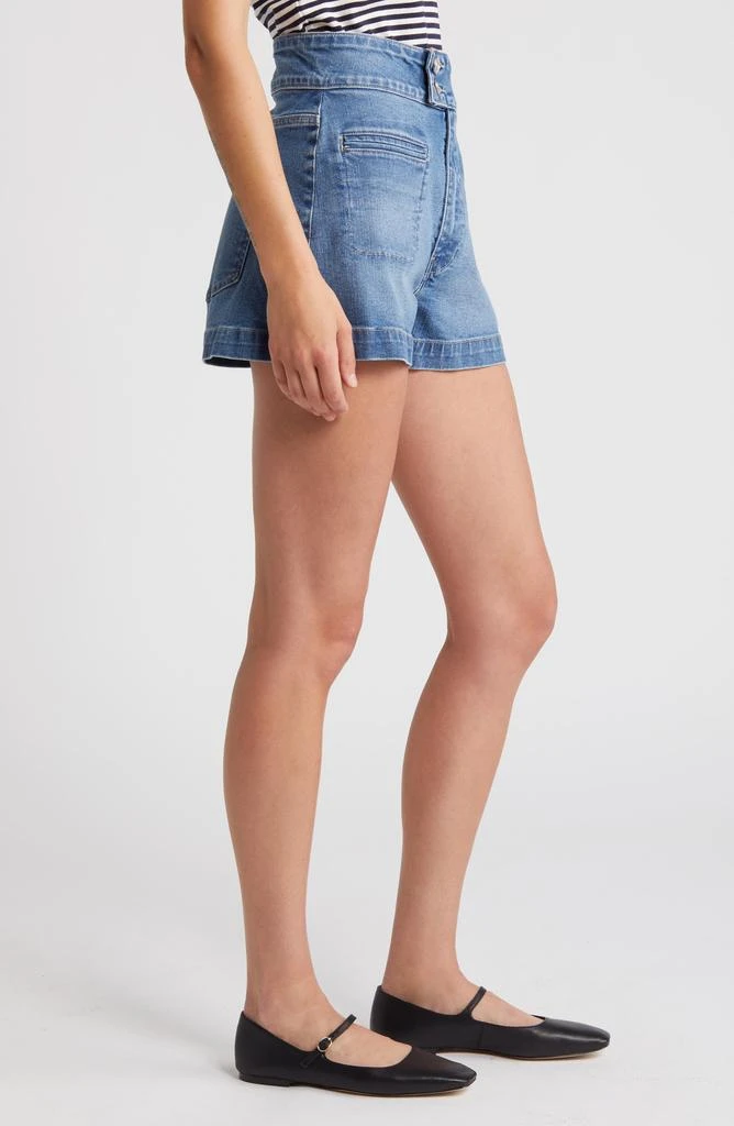 FRAME Le Hardy Welt Pocket High Waist Denim Shorts 3