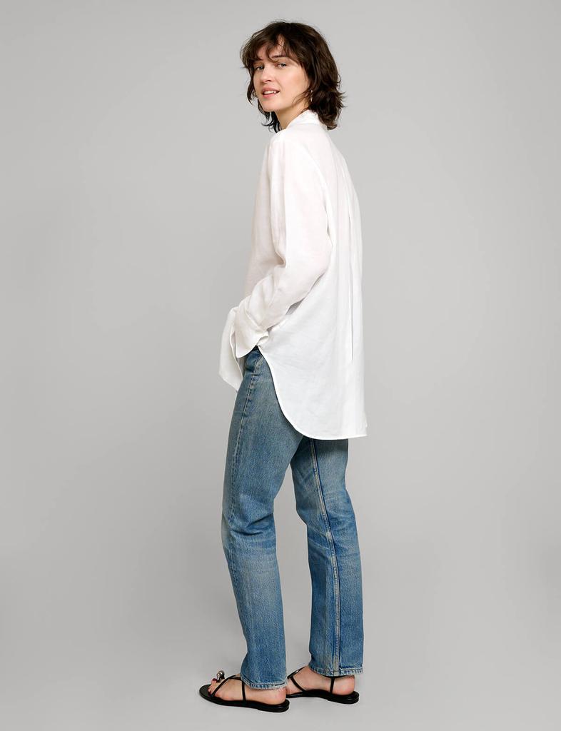 Pixie Market White Linen Shirt