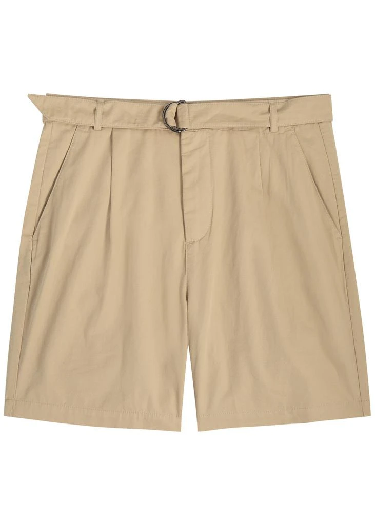 Oliver Spencer Belted cotton shorts 1