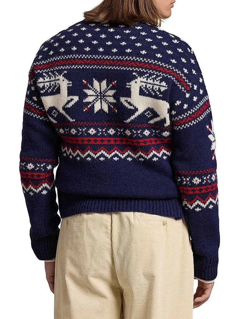 Ralph Lauren Deer-Jacquard Wool Sweater 3