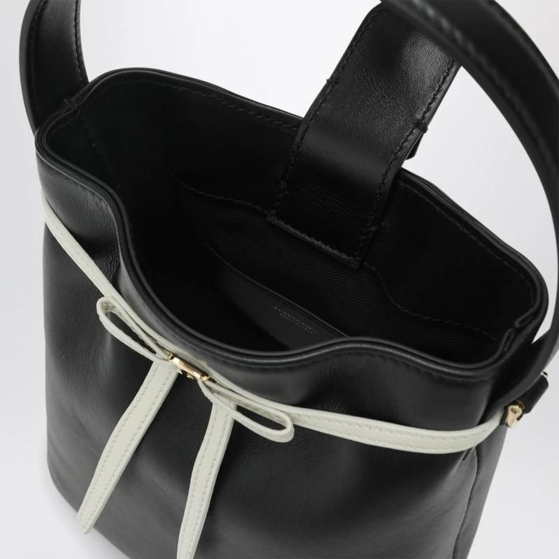Salvatore Ferragamo Bucket bag black/mascarpone with bow 5