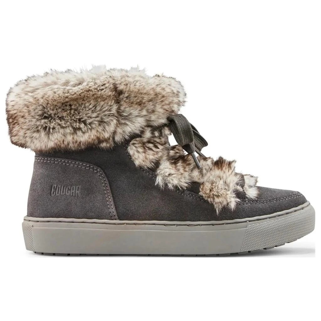 Cougar Women's Dasha Furry Booties In Pewter 1