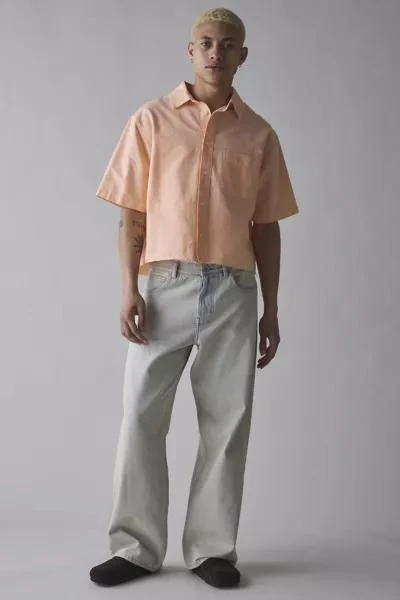 Urban Outfitters UO Solid Cut-Off Oxford Shirt 4