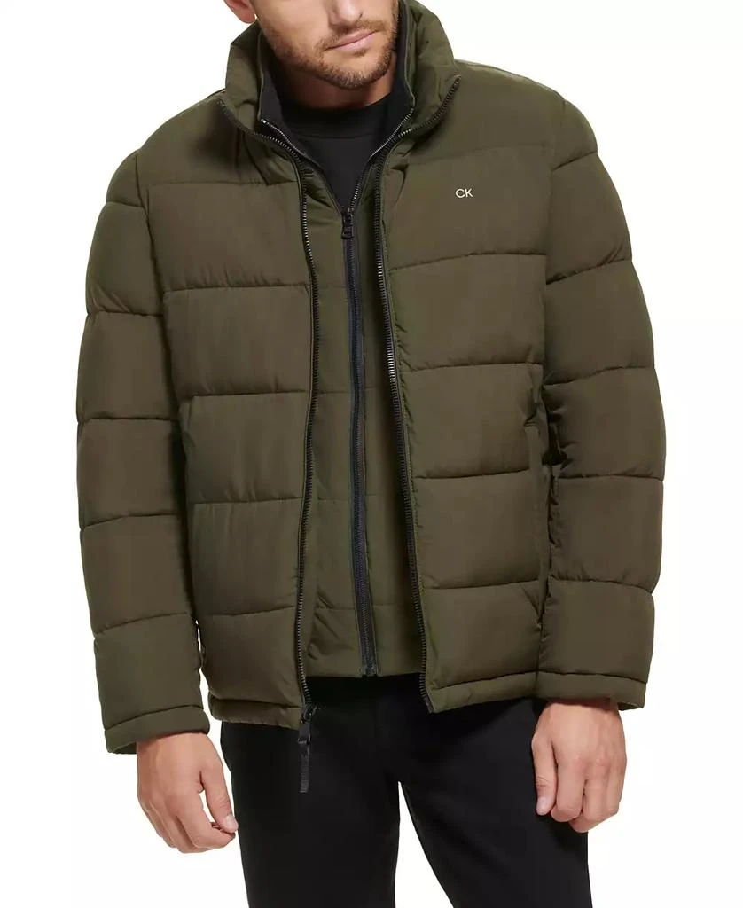 Calvin Klein Men's Puffer With Set In Bib Detail, Created for Macy's 4