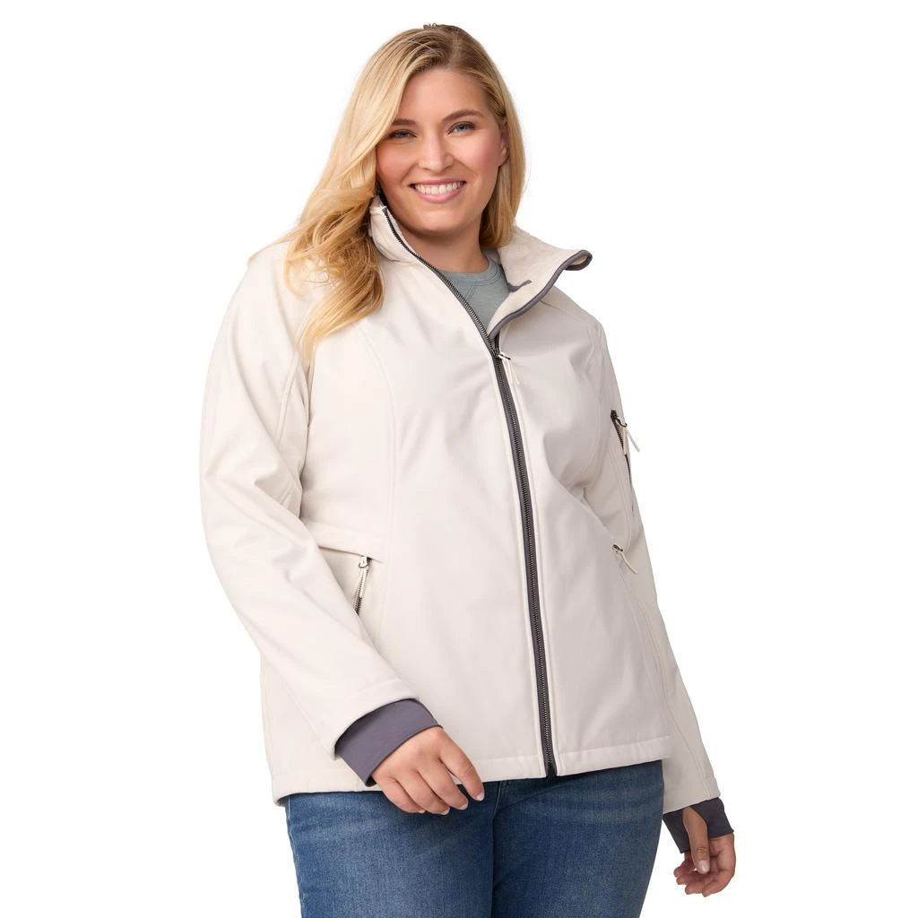 Free Country Women's Plus Size Aeris II Super Softshell Jacket 2