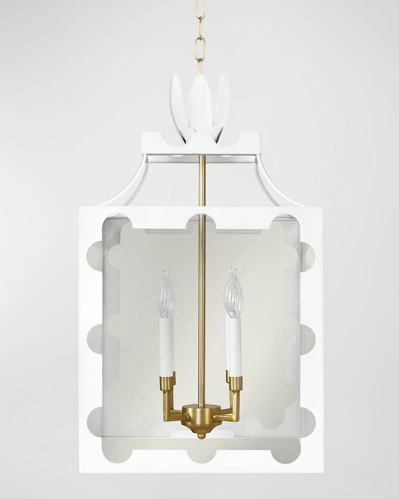 Worlds Away Talula 28" 4-Light Chandelier 2