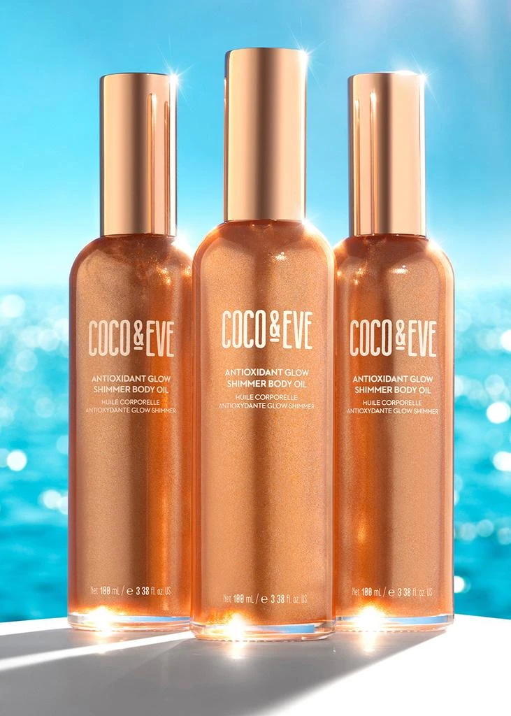 COCO AND EVE Antioxidant Glow Shimmer Body Oil 100ml 4