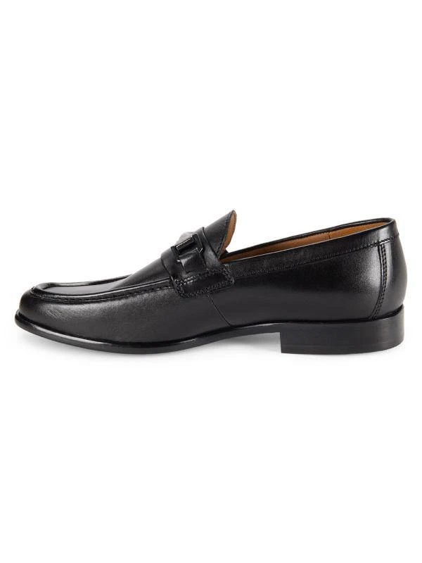 Saks Fifth Avenue Dean Leather Bit Loafers 4