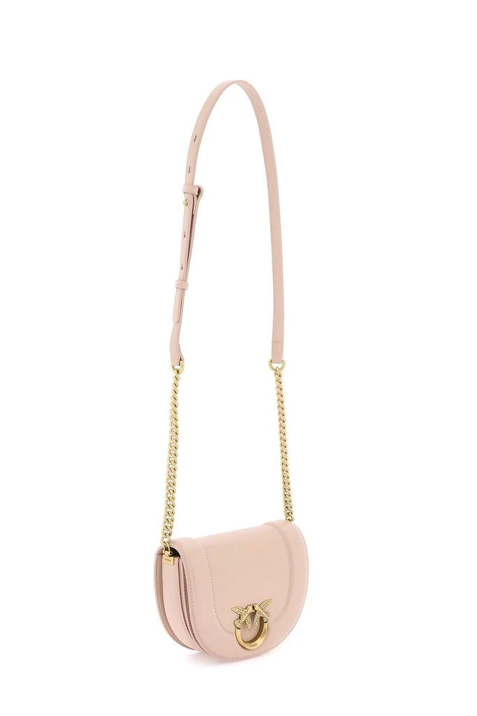 PINKO mini love bag click round leather shoulder bag 3