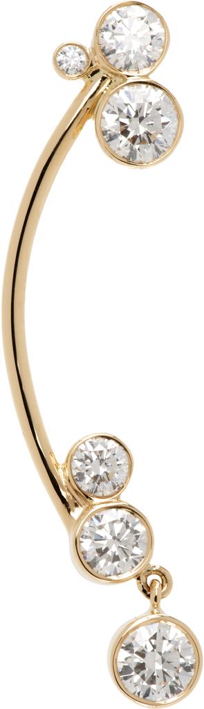 Sophie Bille Brahe Gold Grande Stella Diamant Single Earring