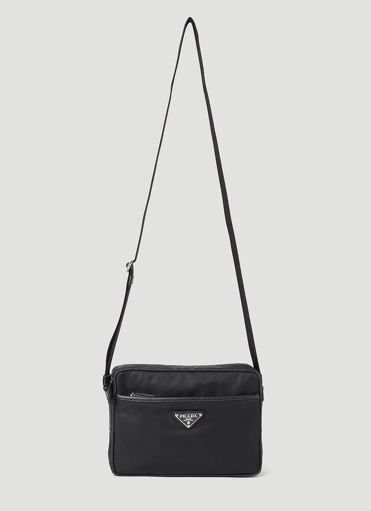 Prada Prada Logo Plaque Shoulder Bag 1
