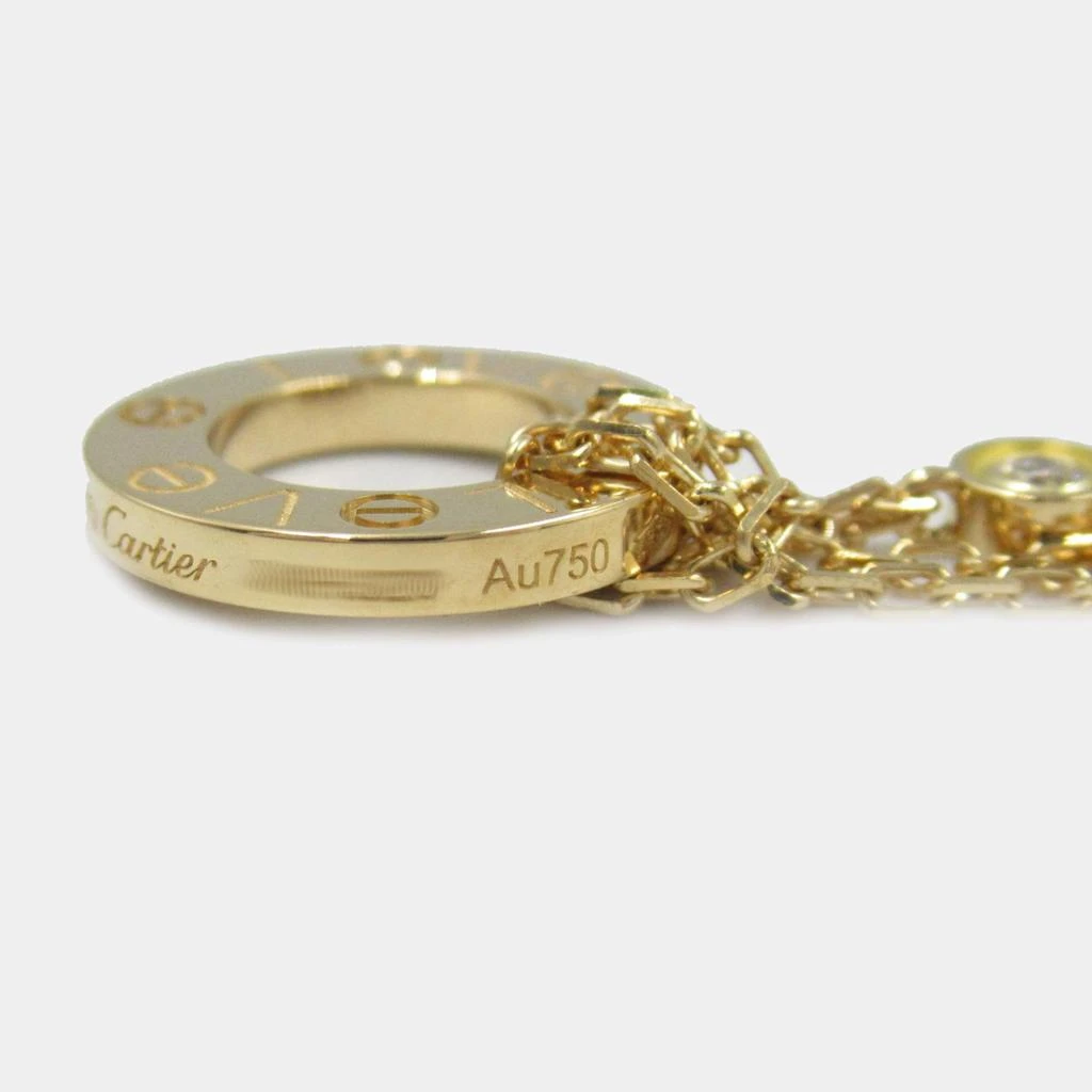 Cartier Cartier 18K Yellow Gold Diamond Love Circle Necklace  5