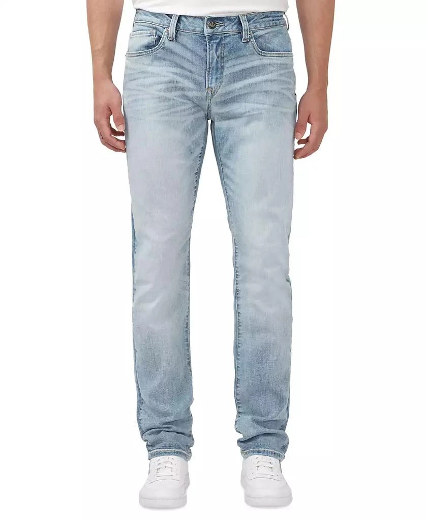BUFFALO David Bitton Men's Slim Ash Crinkled Stretch Denim Jeans 7