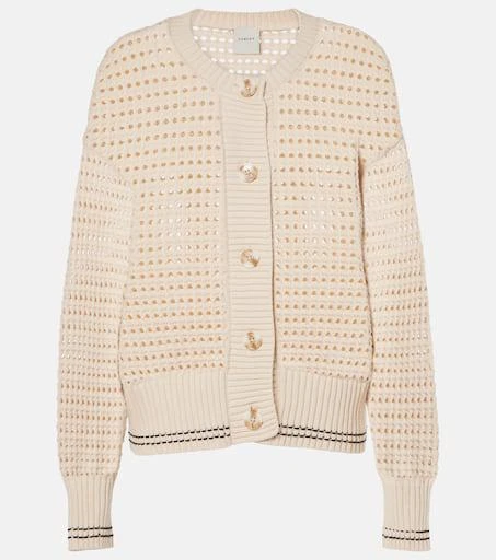 Varley Kris open-knit cotton cardigan 1