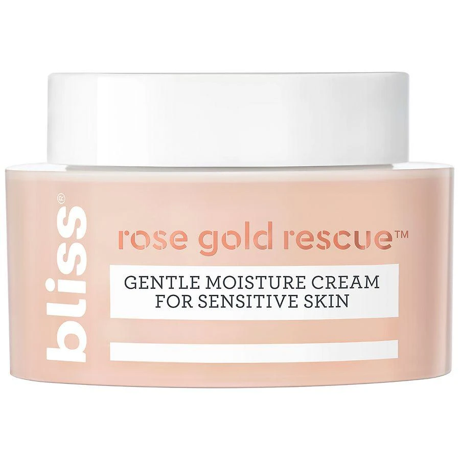 Bliss Rose Gold Rescue Gentle Moisture Cream For Sensitive Skin Fragrance-Free 1
