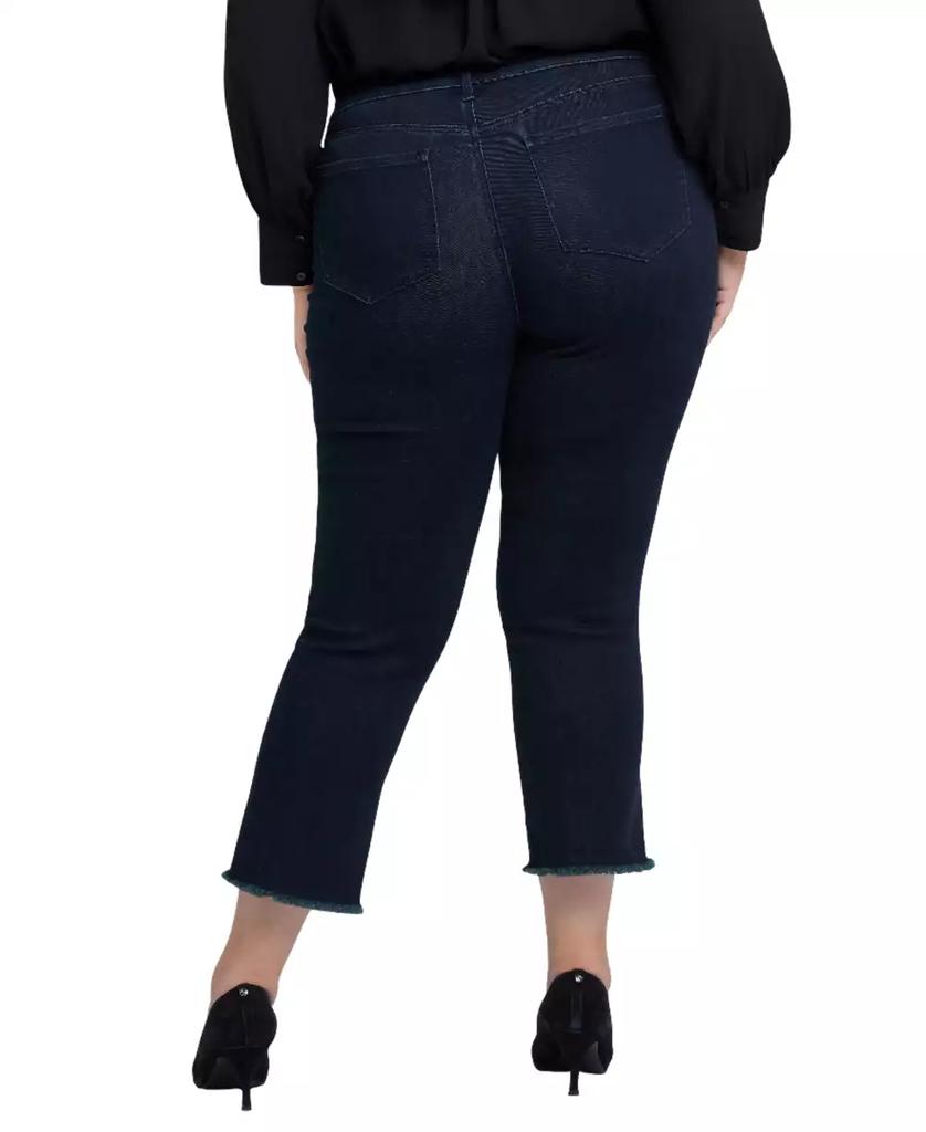 NYDJ Plus Size Marilyn Ankle Straight Pull On Jeans
