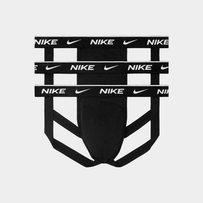 NIKE Men's Nike Essential Cotton Stretch Jockstrap (3-Pack) 1