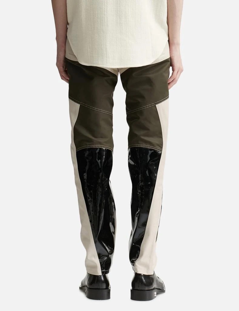 GmbH Patchwork Vinyl Trousers 4