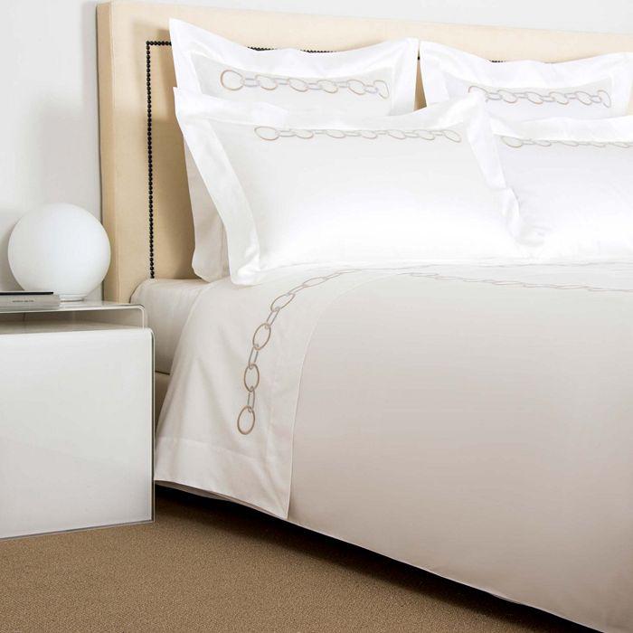 Frette Links Embroidery Sheet Set, Queen