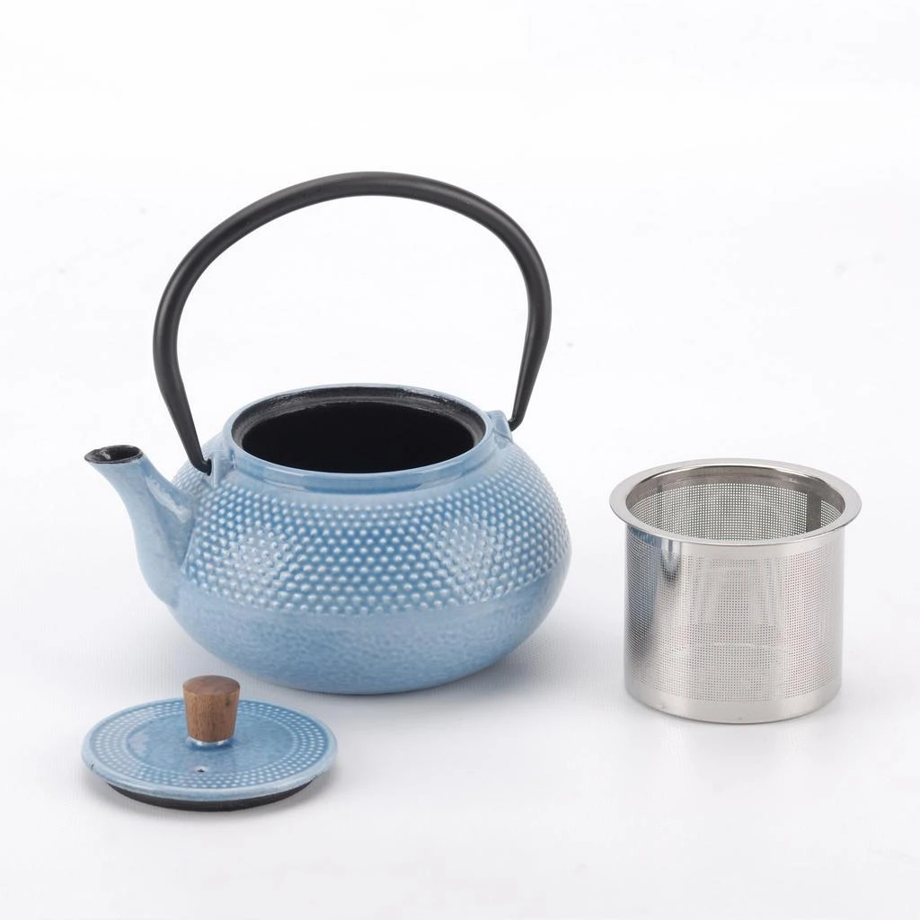 MNML Enameled Cast Iron Teapot - Dot 6
