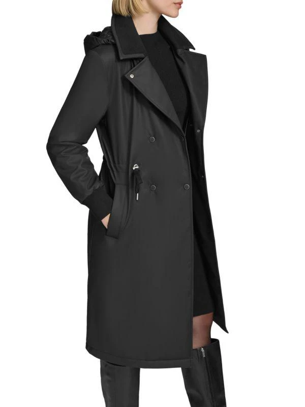 Andrew Marc Finley Hood Water Resistant Trench Coat 3