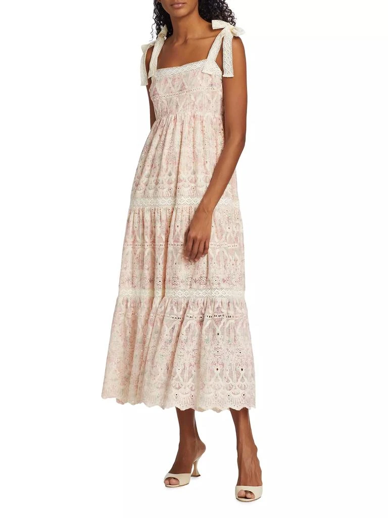 En Saison Amilia Geometric Lace Midi-Dress 3