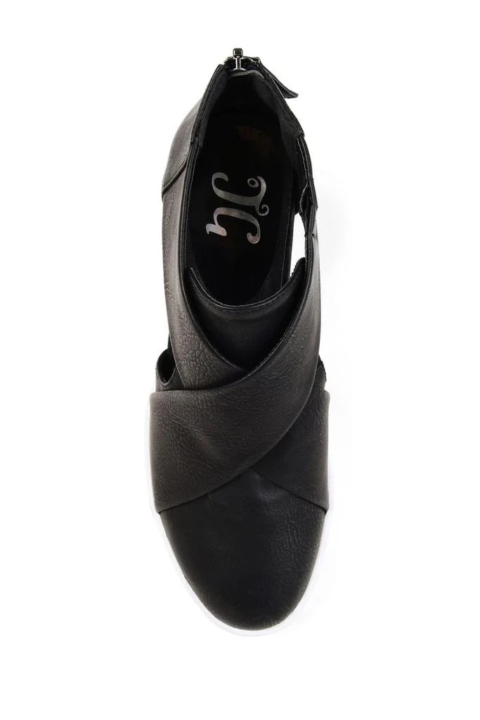 Journee Collection JOURNEE Seena Crossover Platform Wedge Pump 4