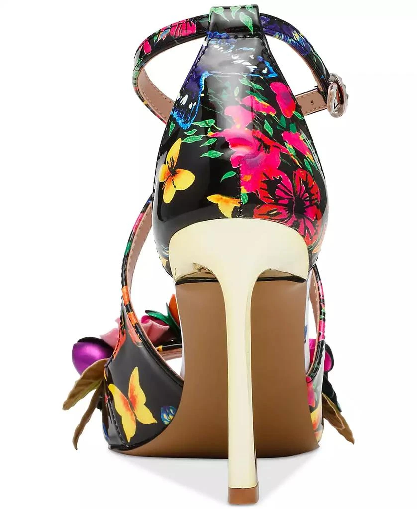 Betsey Johnson Women's Mikah Floral Stiletto Dress Sandals 3