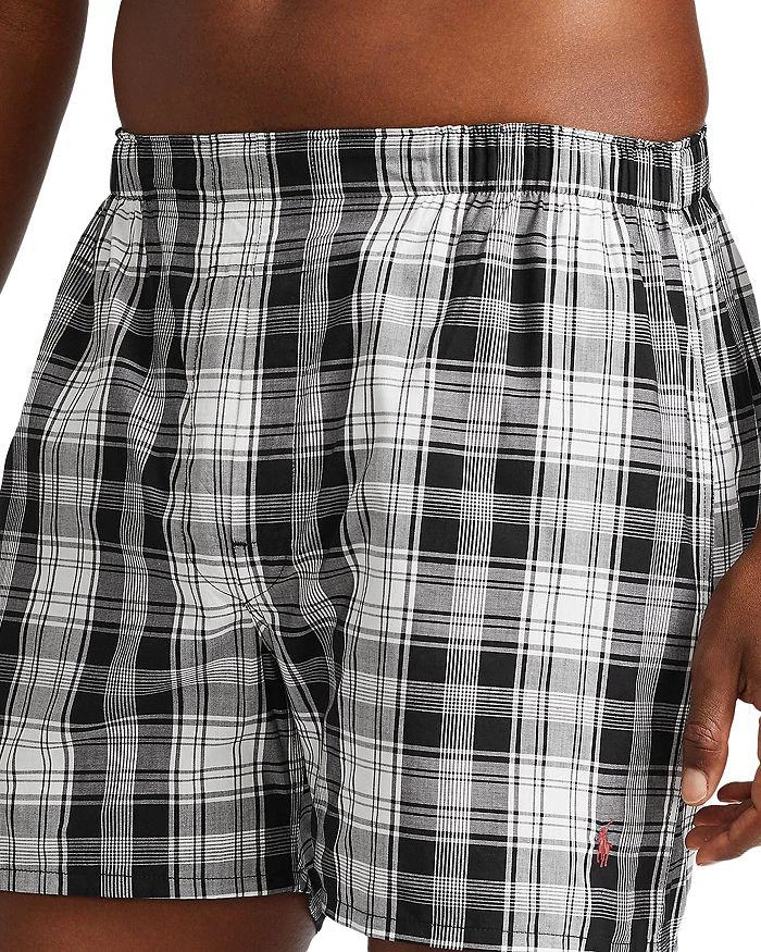 Ralph Lauren Classic Fit Woven Boxers, Pack of 3 4