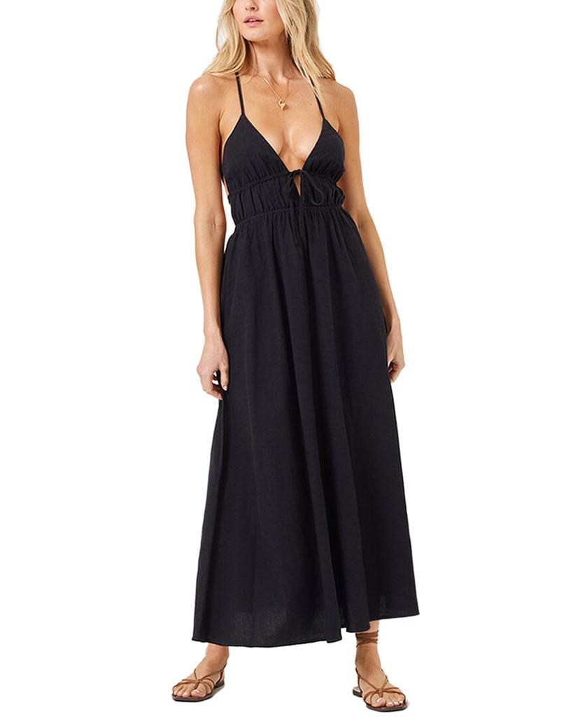 L Space L*Space Playa Vista Linen-Blend Dress