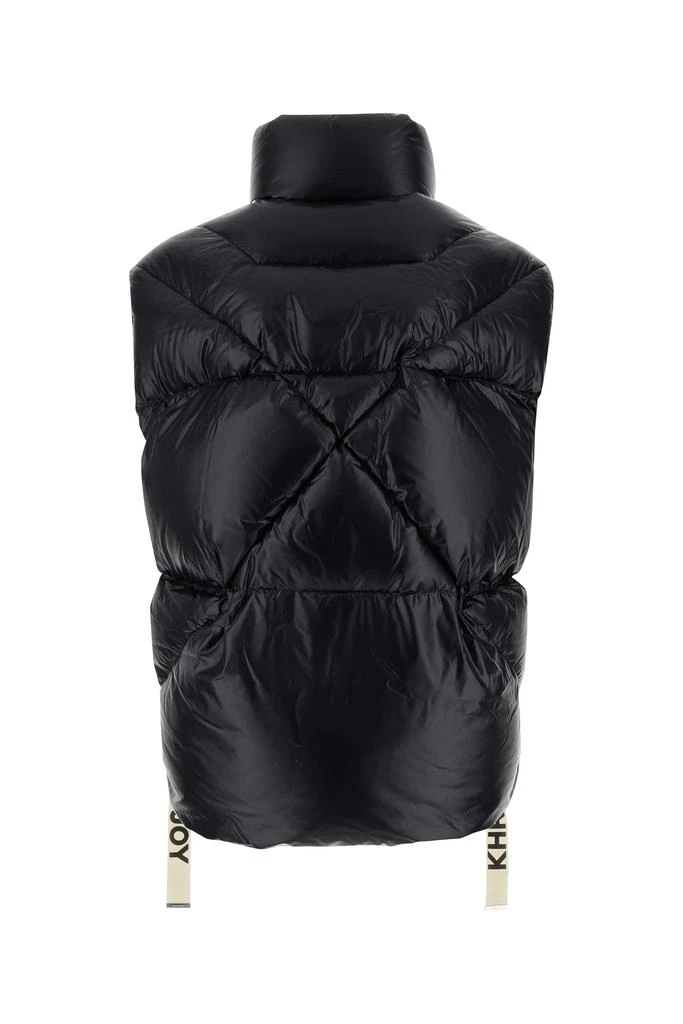 Khrisjoy Black nylon sleeveless Puff Shiny down jacket 2