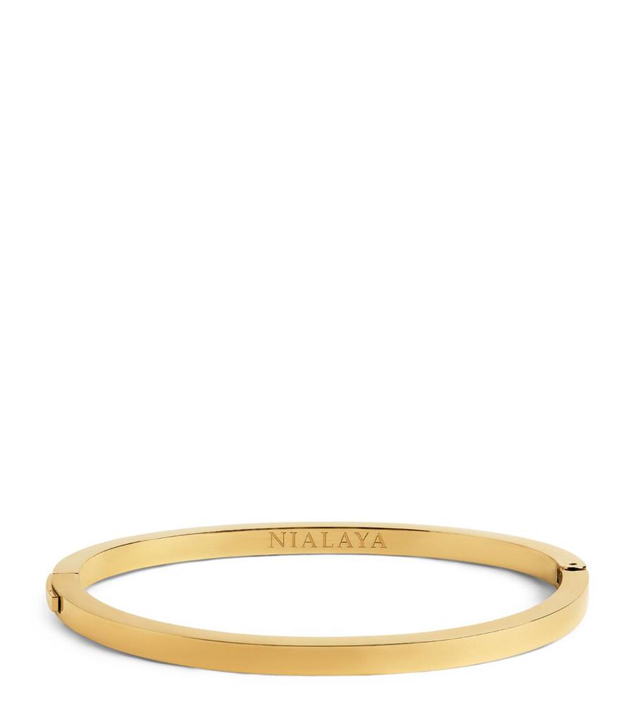 Nialaya Gold-Plated Simplicity Bangle