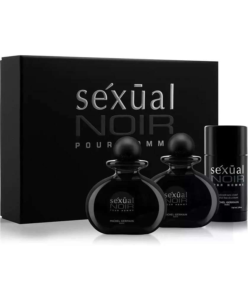 MICHEL GERMAIN Men's Sexual Noir Pour Homme 3-Pc. Gift Set,  Created for Macy's 1