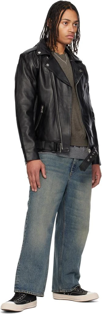 Stolen Girlfriends Club Black Joey Biker Leather Jacket 4