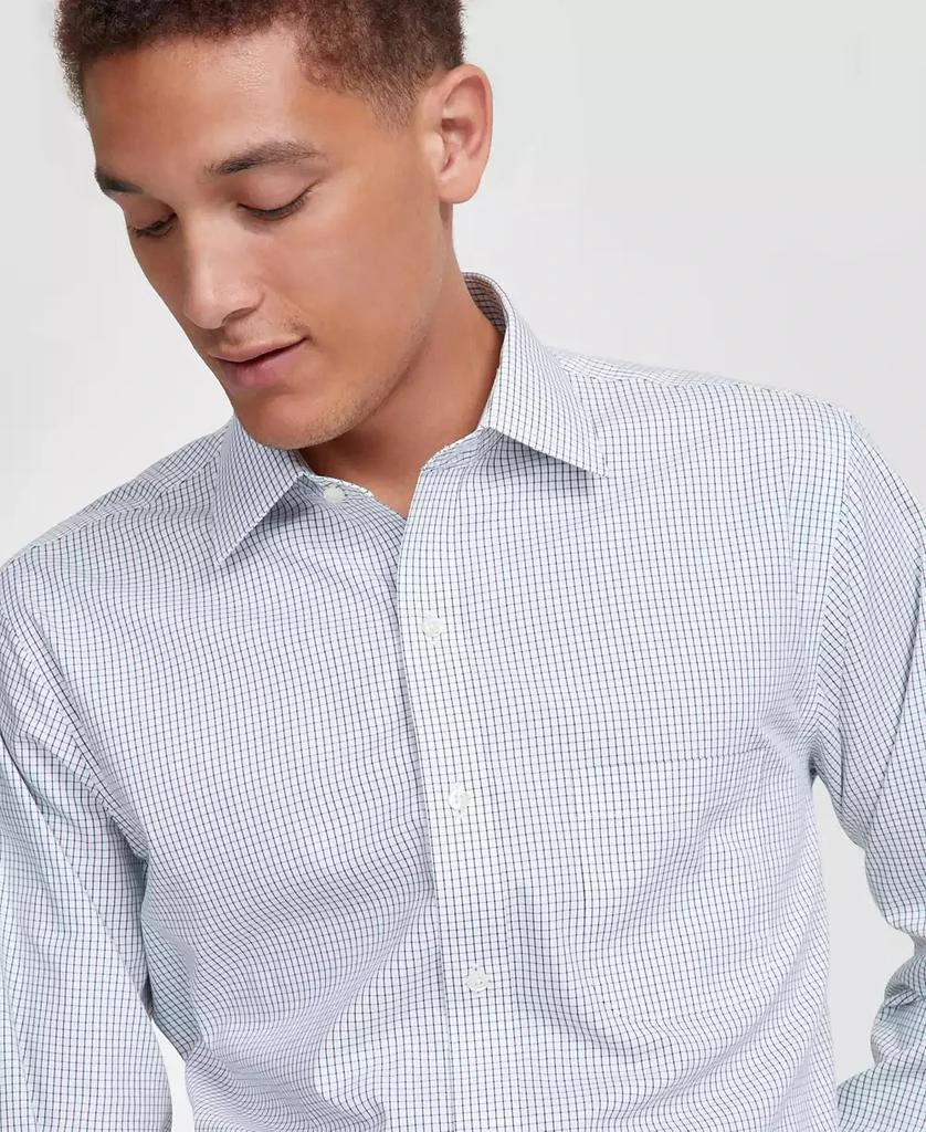 Brooks Brothers Men's Regular-Fit Check Pinpoint Dress Shirt 3